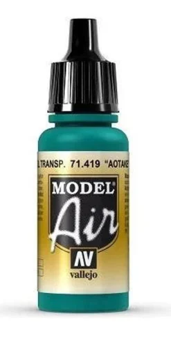 Vallejo Model Air 419 17ml Aotake' Translucent Blue Matt Acrylic