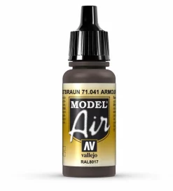 Vallejo Model Air 041 17ml Armour Brown Matt Acrylic