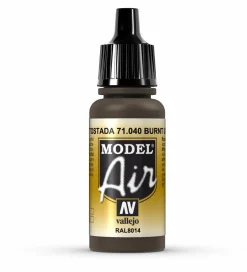 Vallejo Model Air 040 17ml Burnt Umber Matt Acrylic
