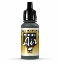 Vallejo Model Air 018 17ml Camouflage Black Green Matt Acrylic