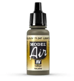 Vallejo Model Air 247 17ml Light Olive Matt Acrylic