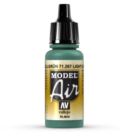 Vallejo Model Air 267 17ml Light Green RLM25 Matt Acrylic