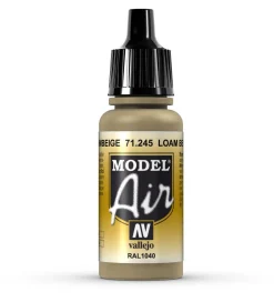 Vallejo Model Air 245 17ml Loam Beige Matt Acrylic