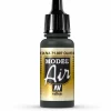 Vallejo Model Air 007 17ml Olive Green Matt Acrylic