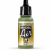 Vallejo Model Air 095 17ml Pale Green Matt Acrylic