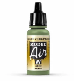 Vallejo Model Air 095 17ml Pale Green Matt Acrylic