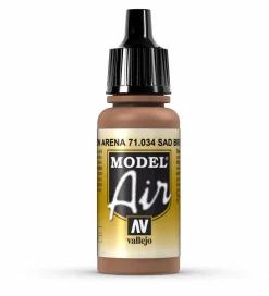 Vallejo Model Air 034 17ml Sand Brown Matt Acrylic