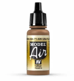Vallejo Model Air 026 17ml US Flat Brown Matt Acrylic