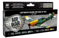 Vallejo Model Air Set - Luftwaffe Pre-War to 1941 Paint Set