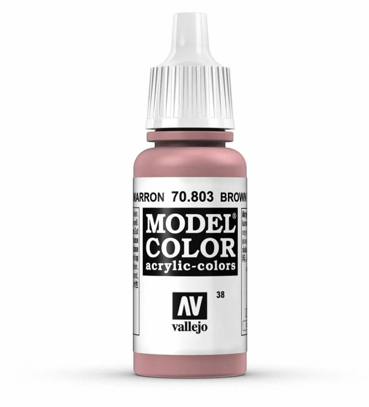 Vallejo Model Color 803 17ml Brown Rose Matt Acrylic
