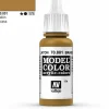 Vallejo Model Color 801 17ml Brass Metallic Acrylic