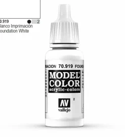 Vallejo Model Color 919 17ml Cold White Matt Acrylic