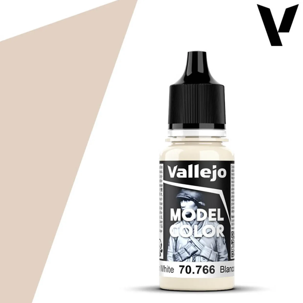 Vallejo Model Color 766 17ml Cream White Matt Acrylic