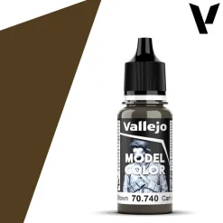Vallejo Model Color 740 17ml Camouflage Middle Brown Matt Acrylic
