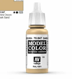 Vallejo Model Color 847 17ml Dark Sand Matt Acrylic