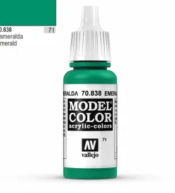 Vallejo Model Color 838 17ml Emerald Matt Acrylic