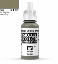 Vallejo Model Color 886 17ml Green-Grey Matt Acrylic Paint