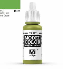 Vallejo Model Color 827 17ml Lime Green Matt Acrylic