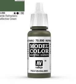 Vallejo Model Color 890 17ml Refractive Green Matt Acrylic