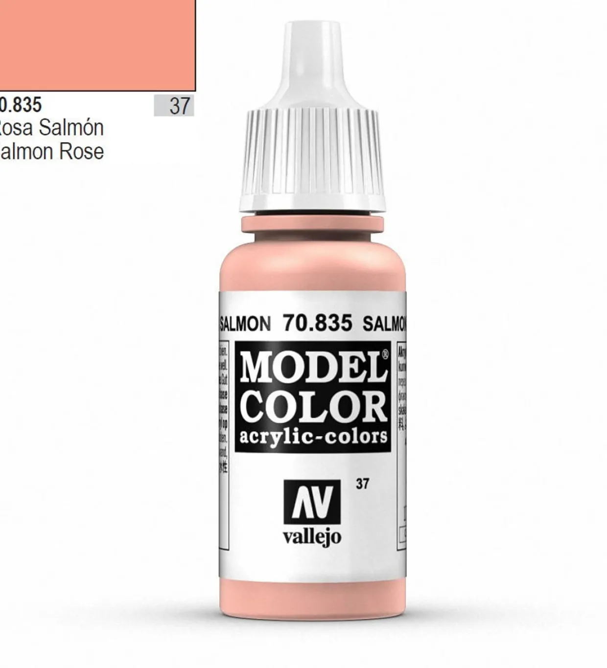 Vallejo Model Color 835 17ml Salmon Rose Matt Acrylic
