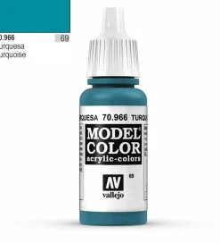 Vallejo Model Color 966 17ml Turquoise Matt Acrylic Paint