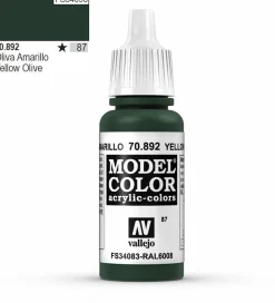 Vallejo Model Color 892 17ml Yellow Olive Matt Acrylic Paint