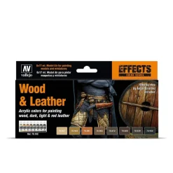 Vallejo Model Color Set - Wood and Leather