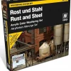Vallejo Model Color Set - Rust and Steel Effects Set