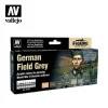 Vallejo Model Color Set - German Field Grey Uniform Paint Set
