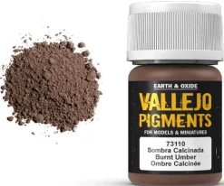 Vallejo Pigments Burnt Umber