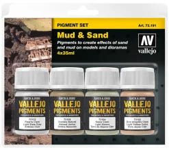 Vallejo Pigments Set - Mud & Sand