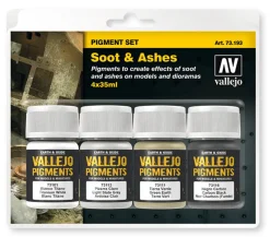 Vallejo Pigments Set - Soot & Ashes