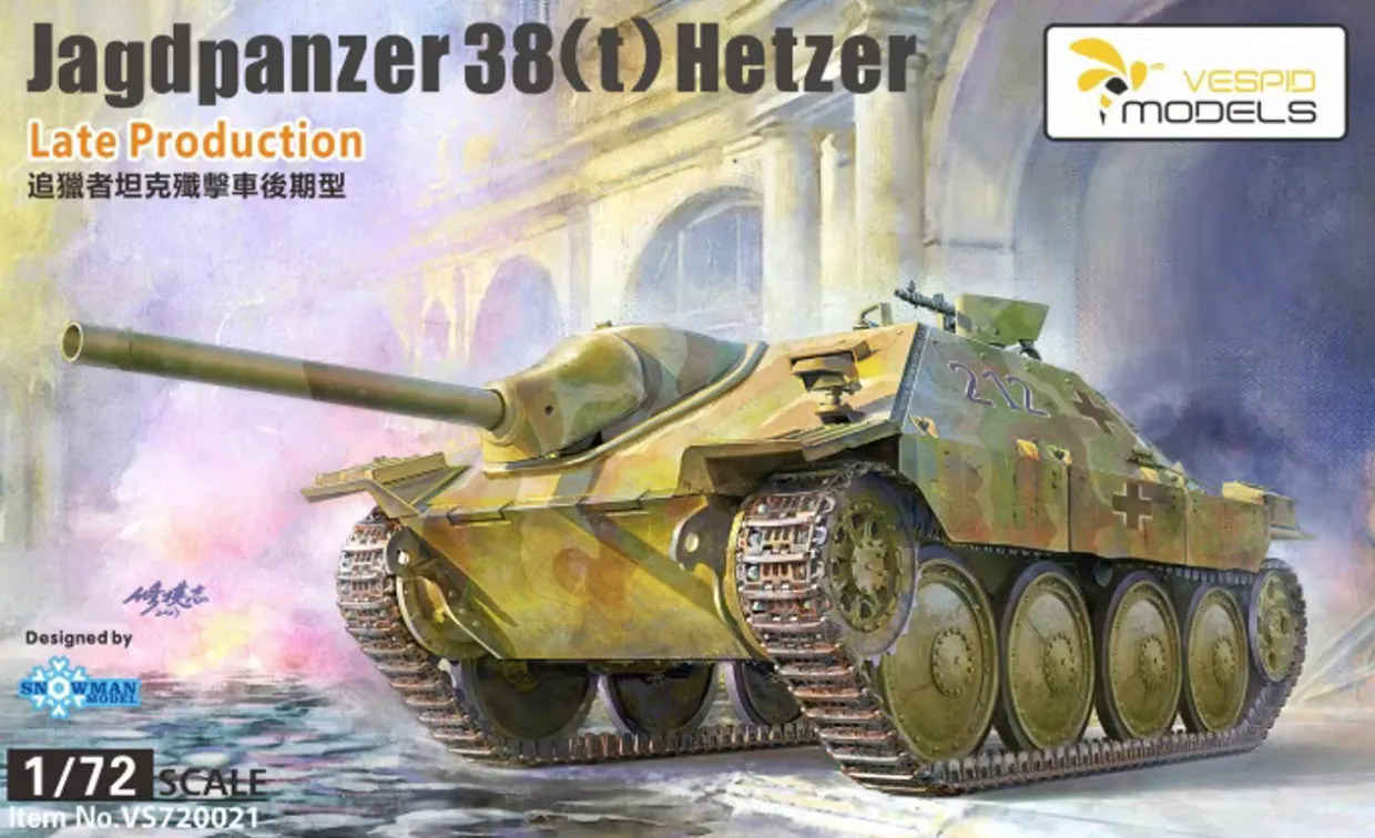 Vespid 1/72 Jagdpanzer 38(t) Hetzer Model Kit