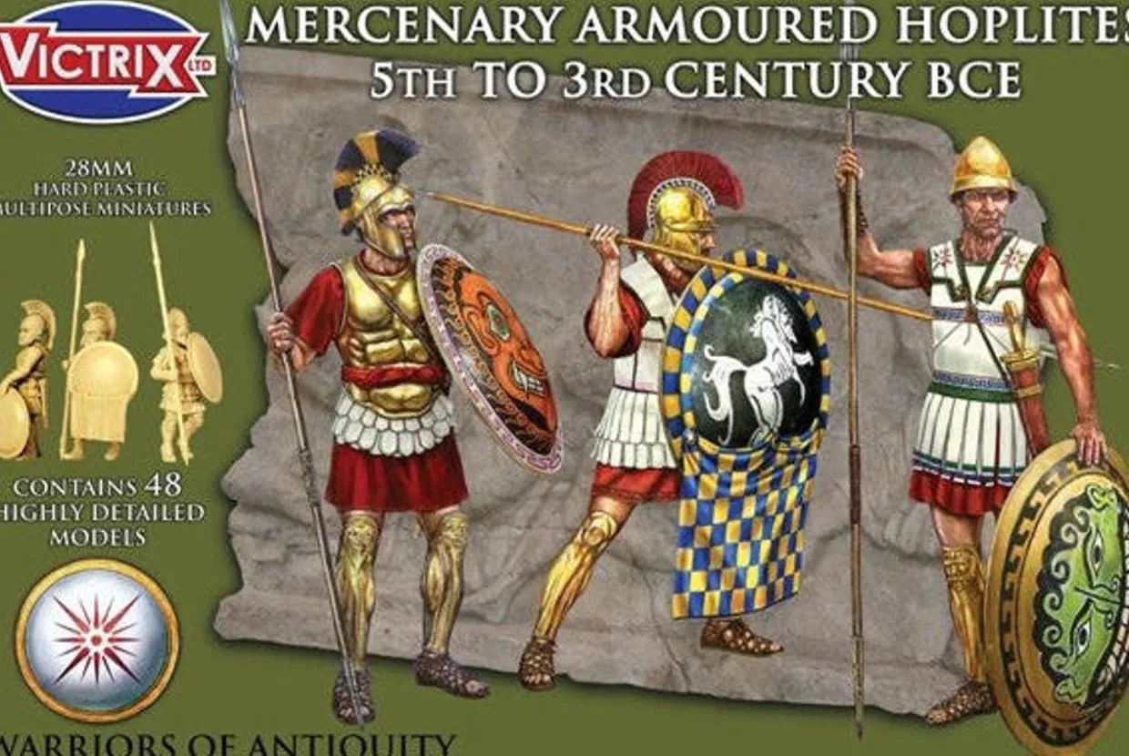 Victrix 28mm Mercenary Armoured Hoplites 5th to 3rd Century BCE
