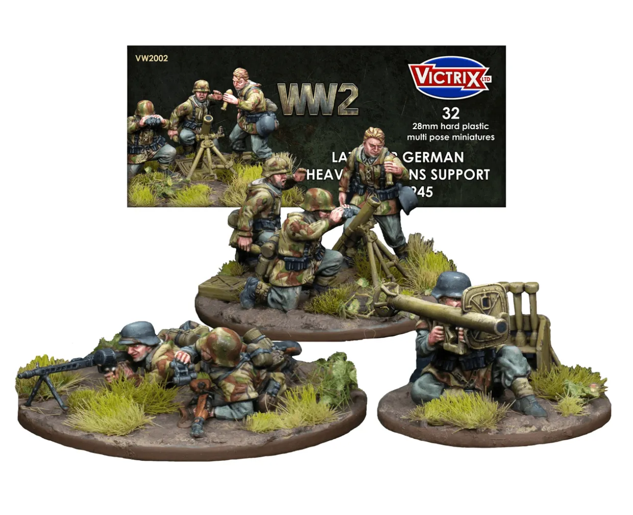 Victrix 28mm WWII German Heavy Weapons Support 1944-1945
