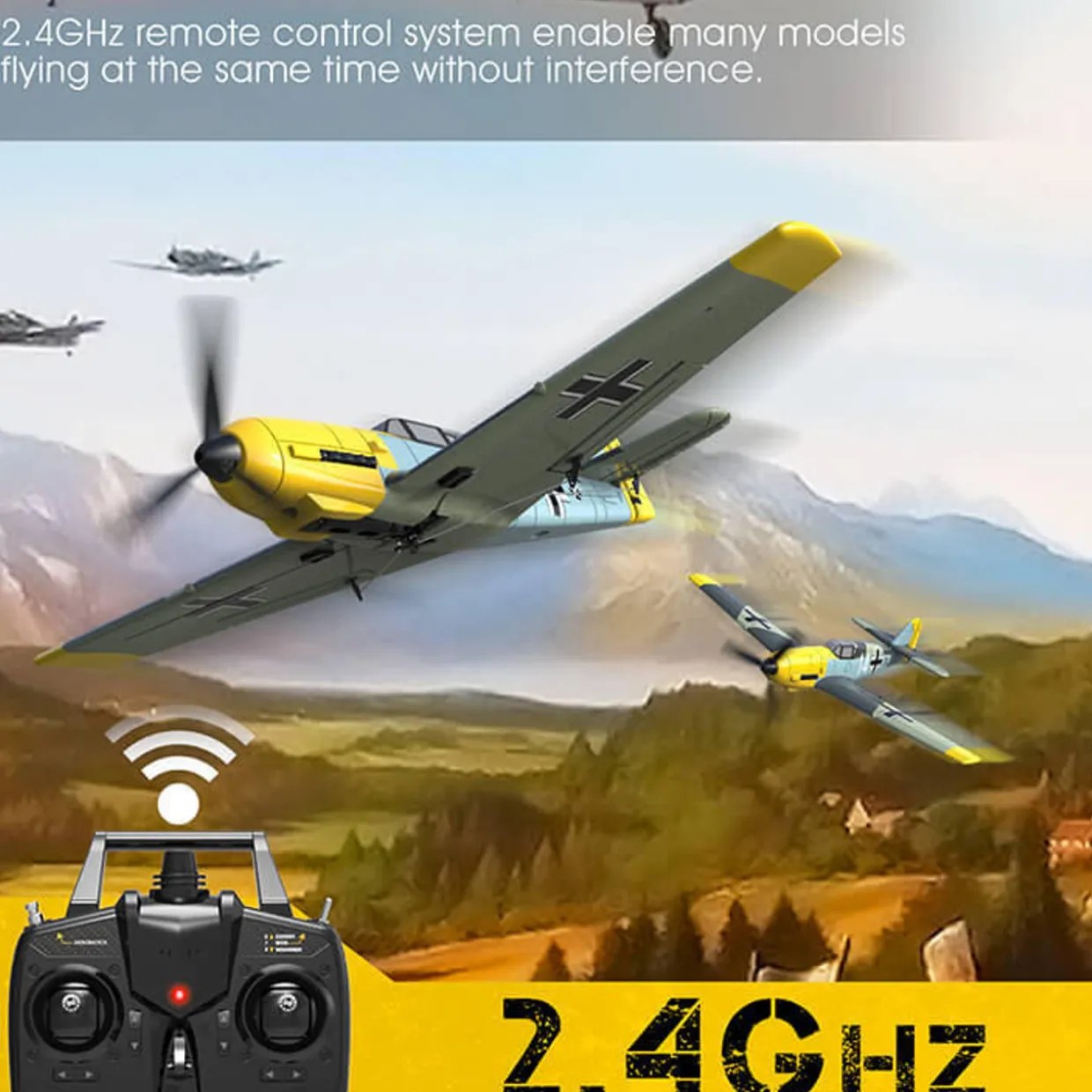 Volantex Messerschmitt BF109 400mm Brushed RTF RC Plane