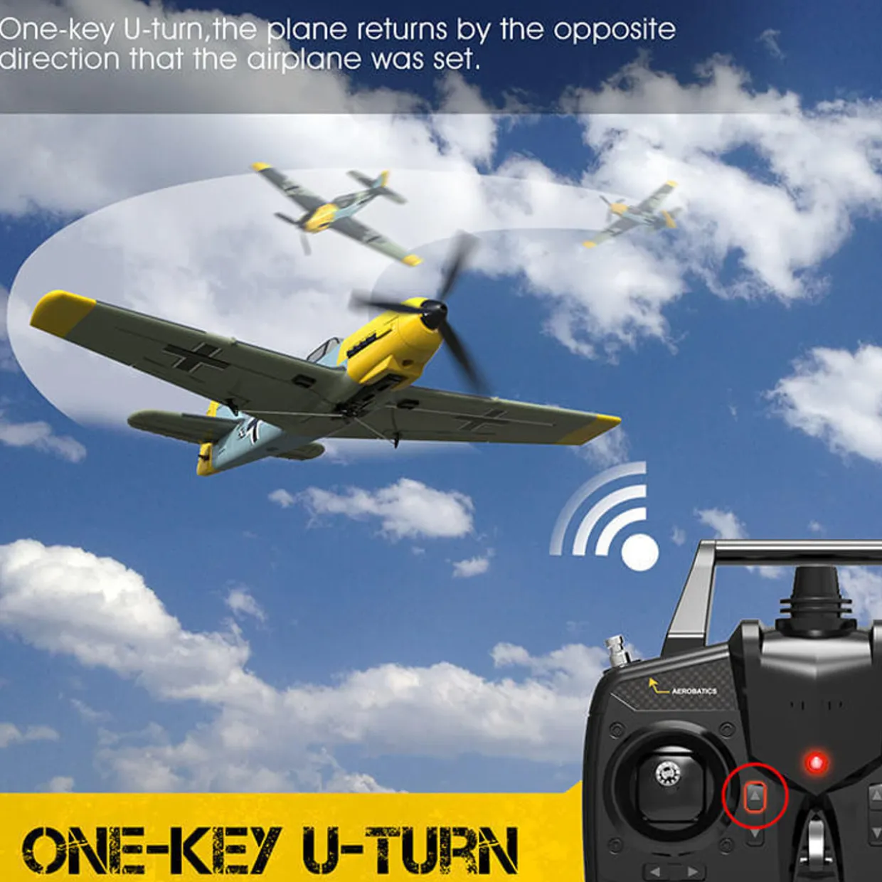 Volantex Messerschmitt BF109 400mm Brushed RTF RC Plane