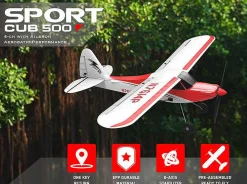 Volantex Sport Cub 500 4ch 500mm Brushed W/Gyro EPP RTF RC Plane