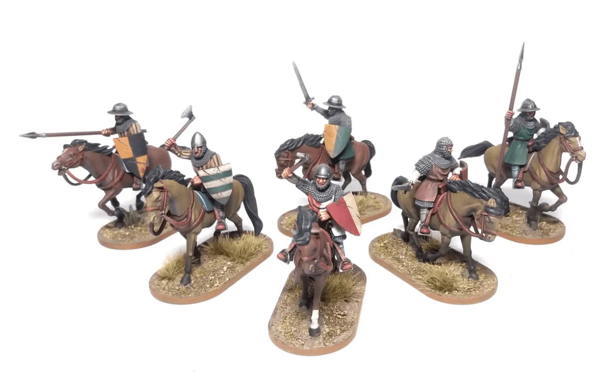 Wargames Atlantic 28mm Age of Chivalry - The Barons' War - Mounted Serjeants (1150-1320)