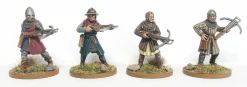 Wargames Atlantic 28mm Age of Chivalry - Foot Serjeants 1100-1320