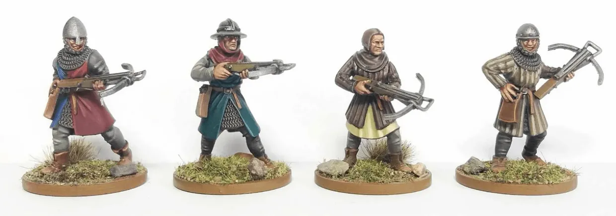 Wargames Atlantic 28mm Age of Chivalry - Foot Serjeants 1100-1320