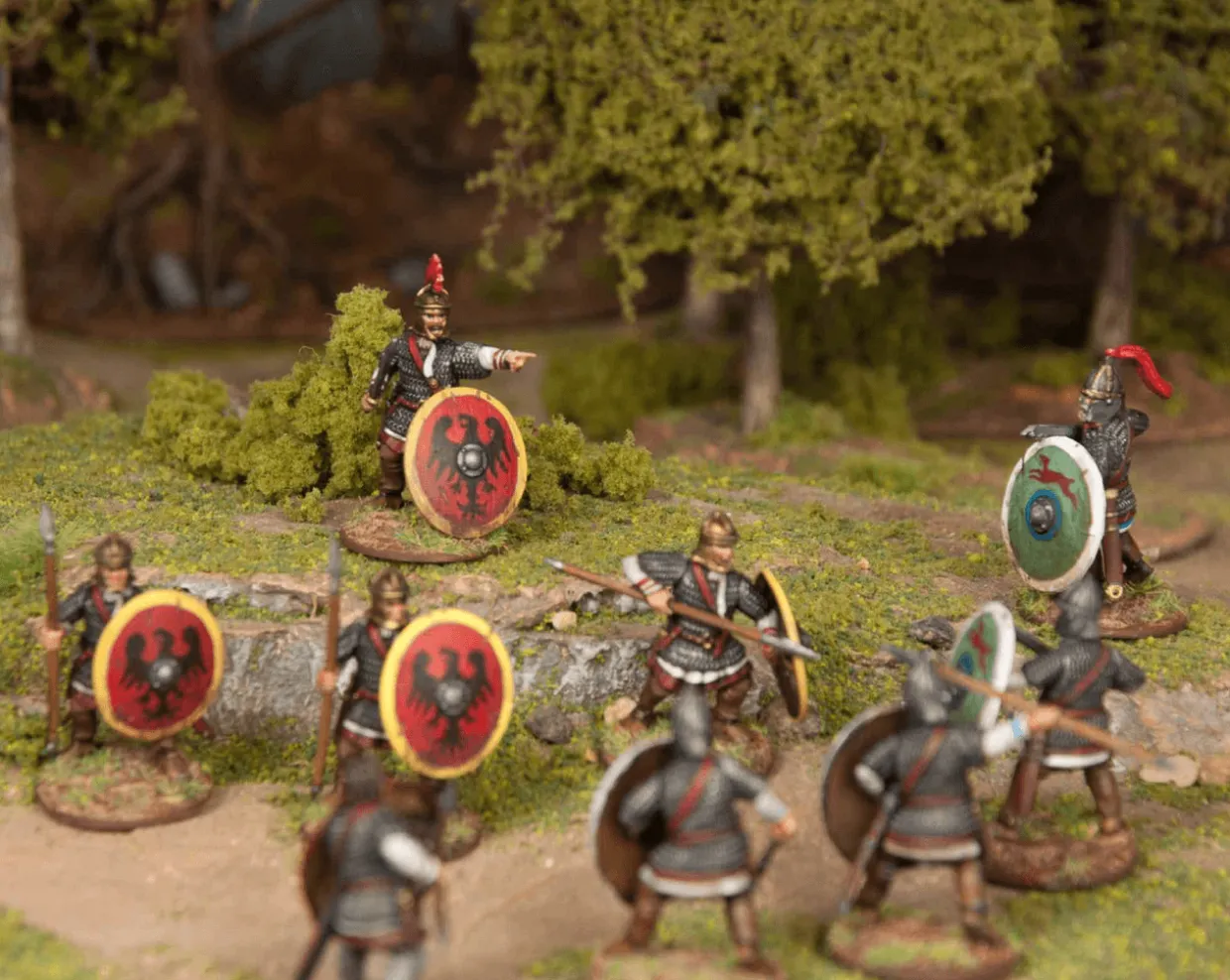 Wargames Atlantic 28mm Decline and Fall - Late Roman Legionaries Set 1 Lorica Hamata