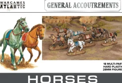 Wargames Atlantic 28mm General Accoutrements - Horses