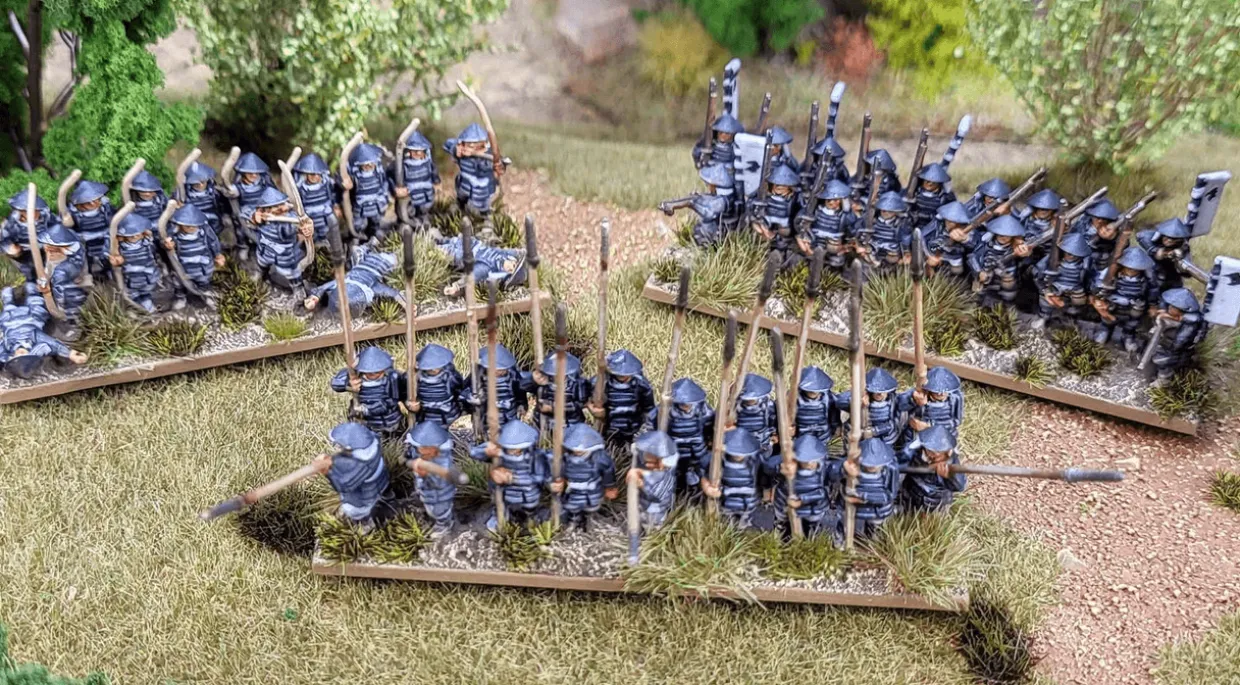 Wargames Atlantic 10mm Grand Battle Scale - Ashigaru