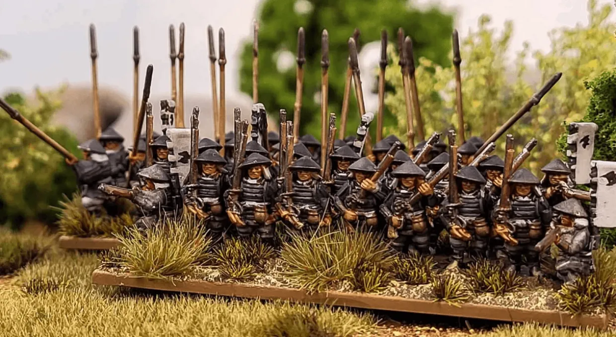 Wargames Atlantic 10mm Grand Battle Scale - Ashigaru