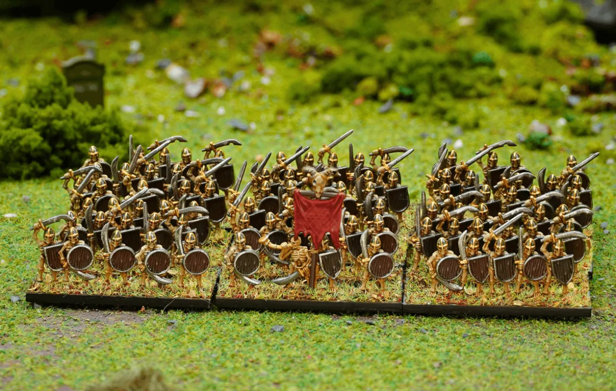 Wargames Atlantic 10mm Grand Battle Scale - Classic Fantasy Battle Undead Boneblades