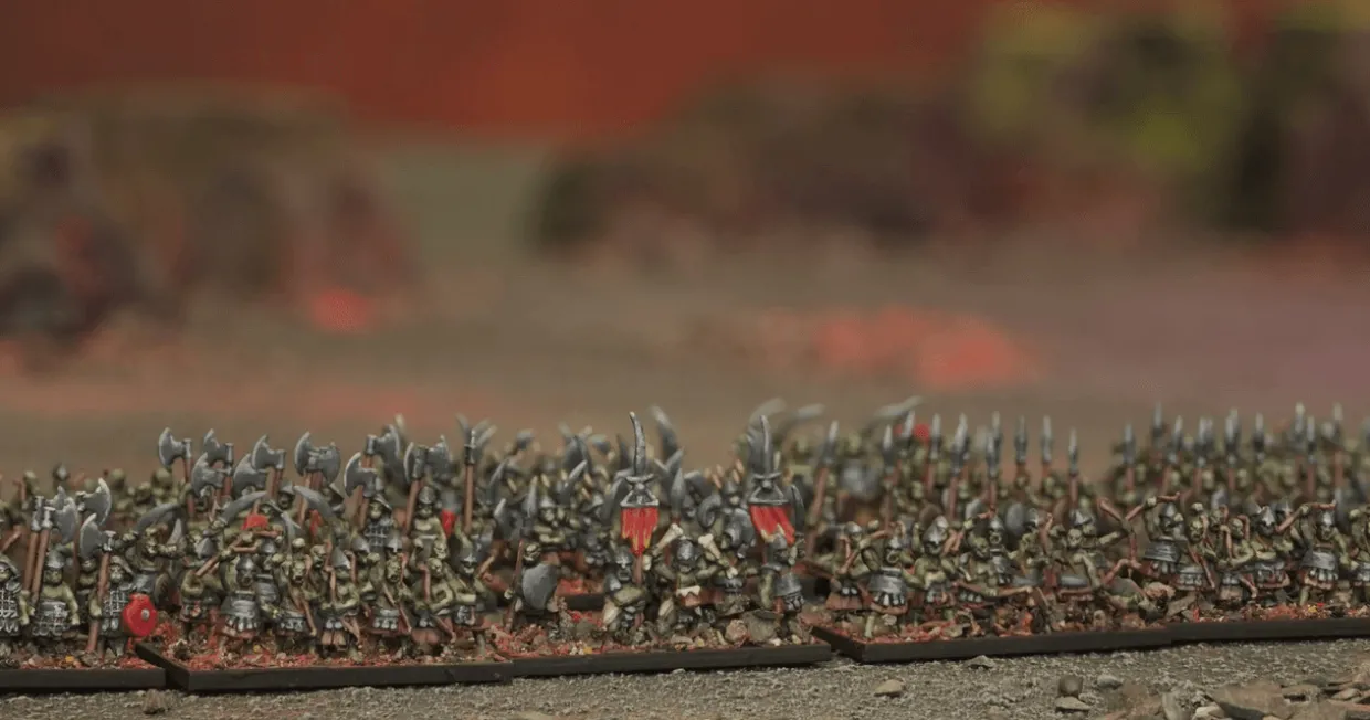 Wargames Atlantic 10mm Grand Battle Scale - Classic Fantasy Battle Orc Horde