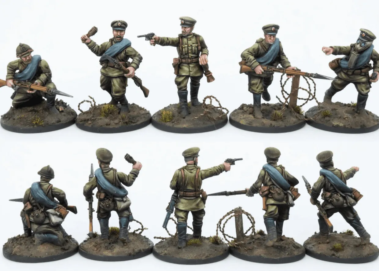Wargames Atlantic 28mm Great War - WWI Russian Infantry