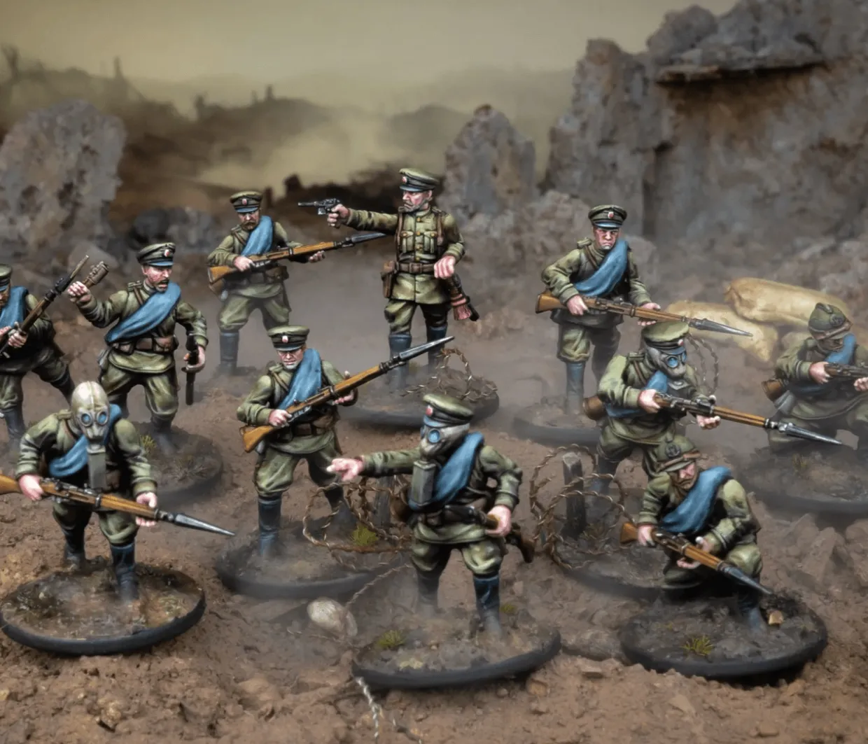 Wargames Atlantic 28mm Great War - WWI Russian Infantry