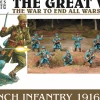Wargames Atlantic 28mm Great War - WWI French Infantry 1916-1940
